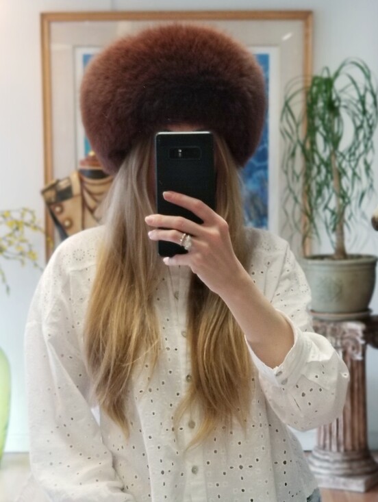 Accessories - Brown Fox & Leather Hat